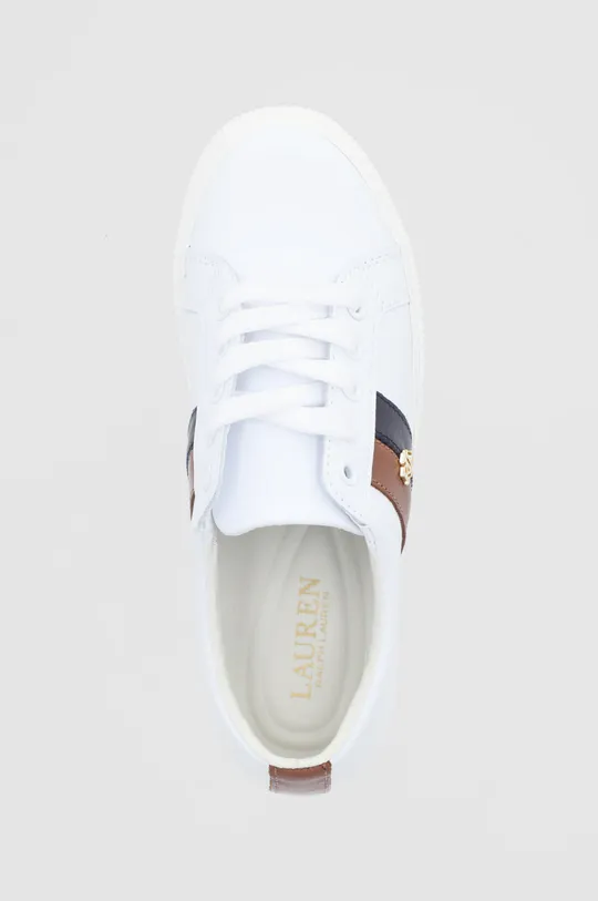 λευκό Δερμάτινα παπούτσια Lauren Ralph Lauren