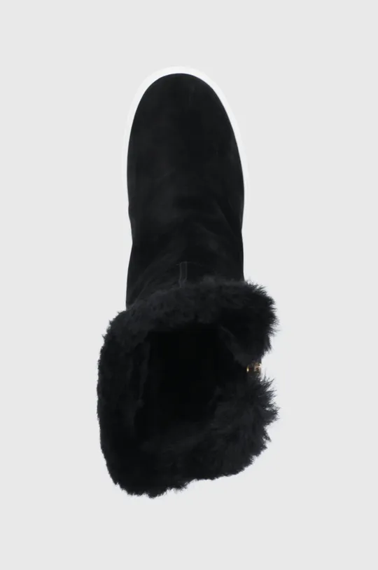 čierna Semišové topánky Lauren Ralph Lauren