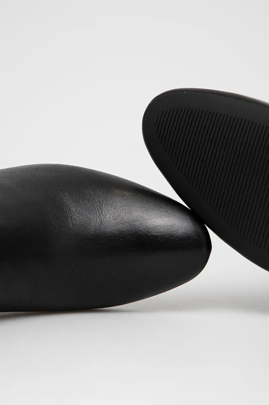 μαύρο Lauren Ralph Lauren - Δερμάτινες μπότες