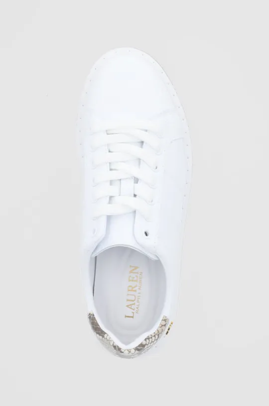 biela Kožená obuv Lauren Ralph Lauren