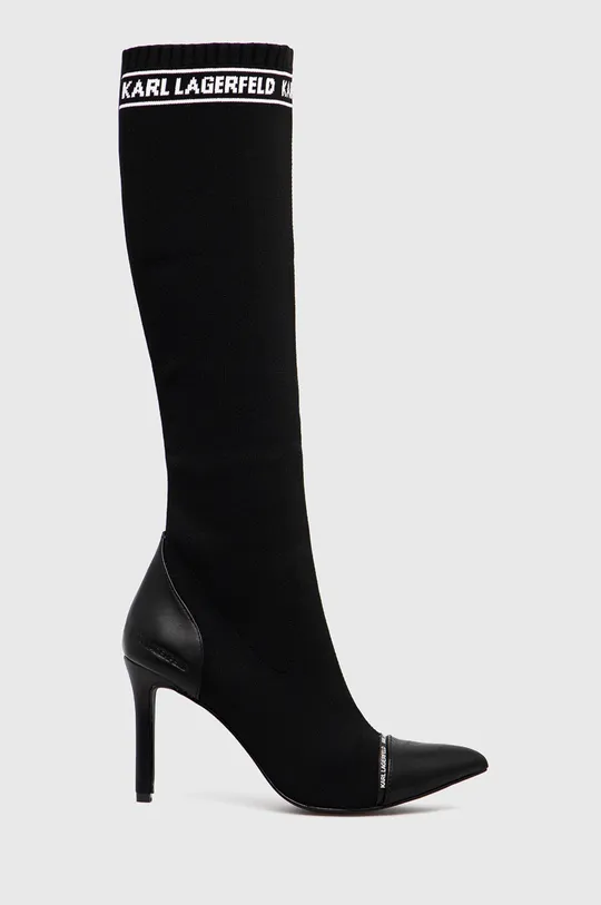 črna Elegantni škornji Karl Lagerfeld Ženski