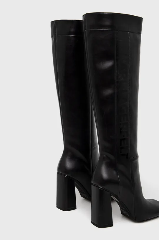 Δερμάτινες μπότες Karl Lagerfeld LAVINIA II  Πάνω μέρος: Φυσικό δέρμα Εσωτερικό: Συνθετικό ύφασμα, Φυσικό δέρμα Σόλα: Συνθετικό ύφασμα