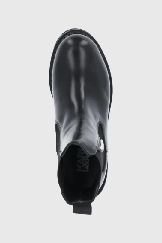 чорний Шкіряні черевики Karl Lagerfeld