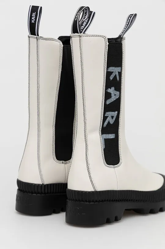 Δερμάτινες μπότες Τσέλσι Karl Lagerfeld  Πάνω μέρος: Υφαντικό υλικό, Φυσικό δέρμα Εσωτερικό: Συνθετικό ύφασμα, Φυσικό δέρμα Σόλα: Συνθετικό ύφασμα