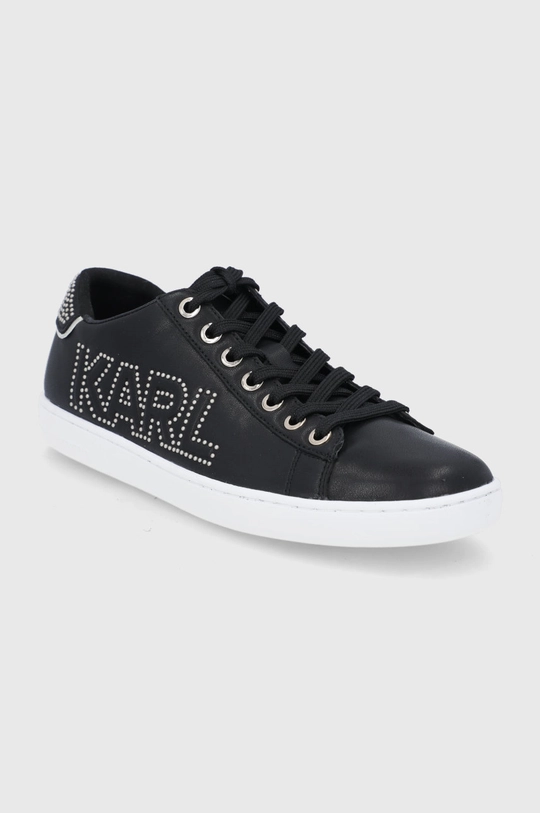 Karl Lagerfeld Buty skórzane Kupsole II KL61221.00G czarny