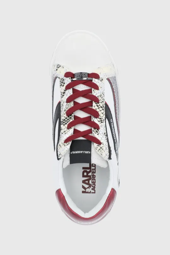 білий Шкіряні черевики Karl Lagerfeld