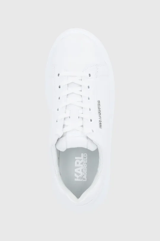 bijela Kožne cipele Karl Lagerfeld