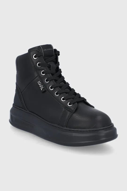 Кожаные ботинки Karl Lagerfeld чёрный
