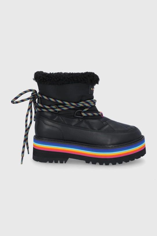 crna Čizme za snijeg Kurt Geiger London Toronto Rainbow Ženski