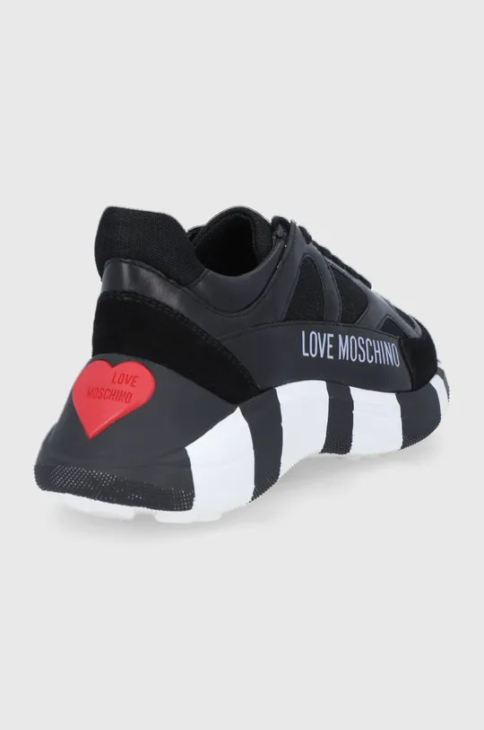 Παπούτσια Love Moschino  Πάνω μέρος: Υφαντικό υλικό, Φυσικό δέρμα Εσωτερικό: Συνθετικό ύφασμα, Υφαντικό υλικό Σόλα: Συνθετικό ύφασμα