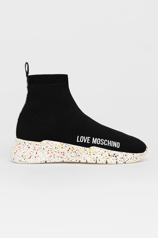 czarny Love Moschino Buty Damski