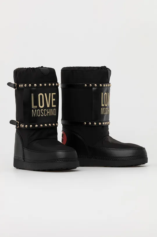 Čizme za snijeg Love Moschino crna