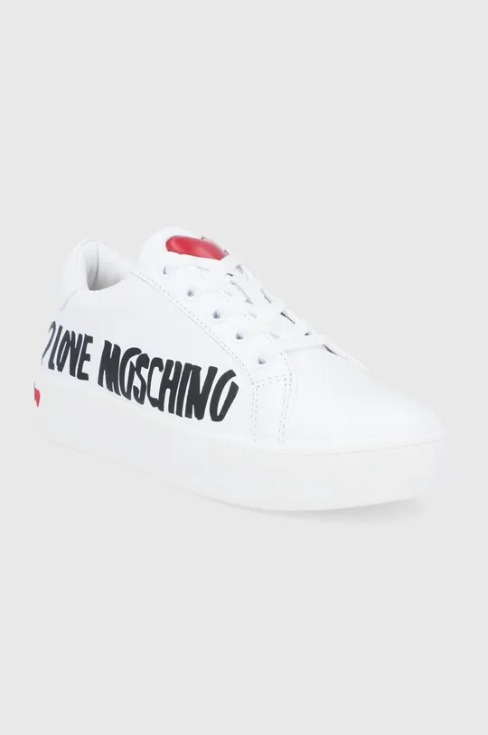 Topánky Love Moschino biela