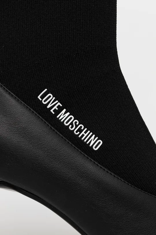 чёрный Полусапожки Love Moschino