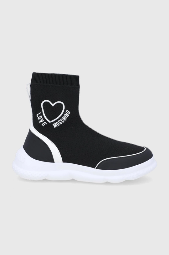 czarny Love Moschino Buty Damski