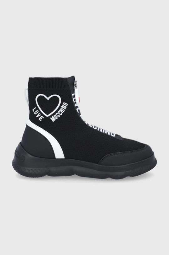 czarny Love Moschino Buty Damski