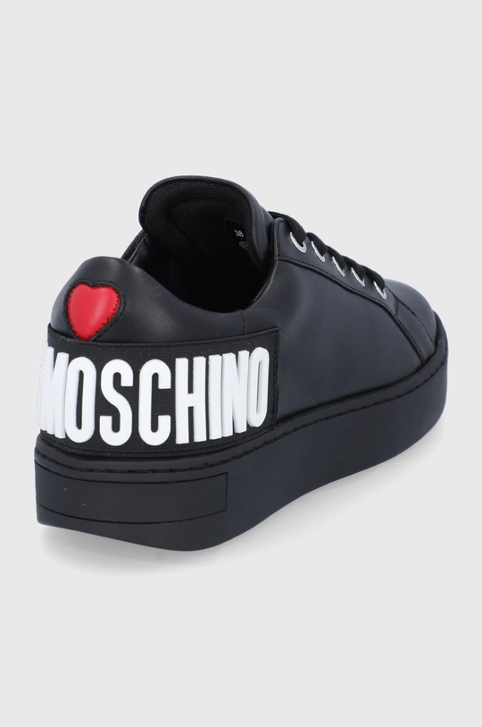 Love Moschino Buty skórzane Cholewka: Materiał syntetyczny, Materiał tekstylny, Skóra naturalna, Wnętrze: Materiał syntetyczny, Materiał tekstylny, Podeszwa: Materiał syntetyczny