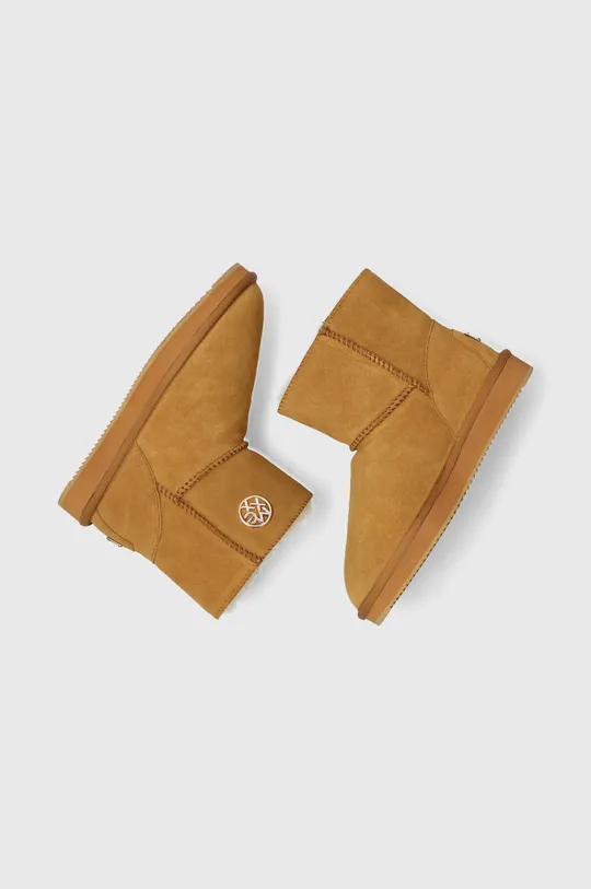 zlatna čizme za snijeg od brušene kože Mexx
