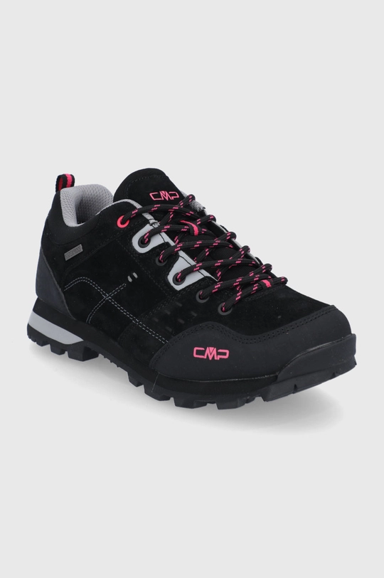 CMP buty zamszowe ALCOR LOW WMN TREKKING SHOE WP czarny