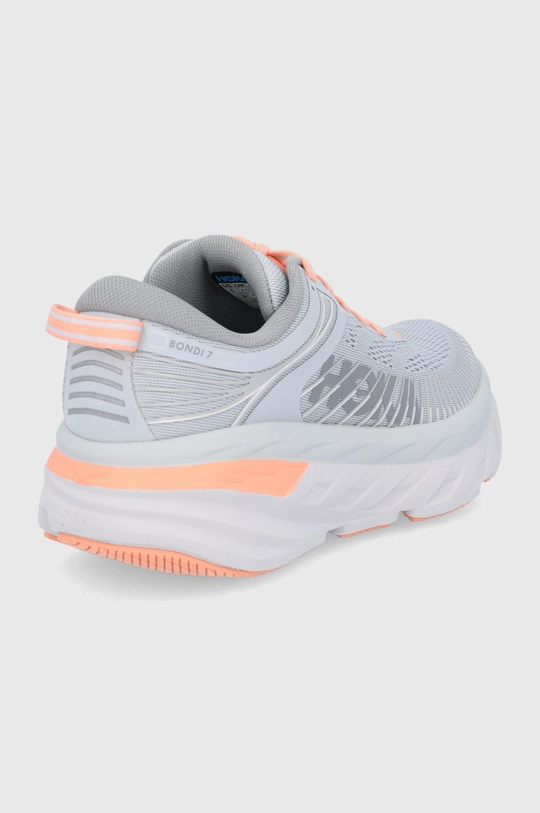 Hoka One One running shoes BONDI 7  Uppers: Synthetic material, Textile material Inside: Textile material Outsole: Synthetic material