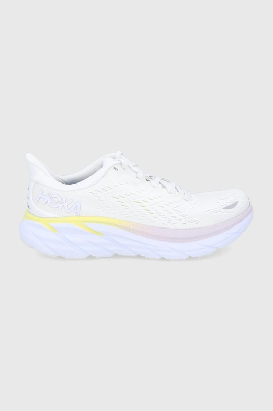 white Hoka One One training shoes CLIFTON 8 Women’s