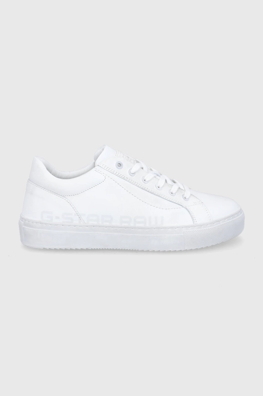 biały G-Star Raw Buty skórzane 2141006503.WHT Damski