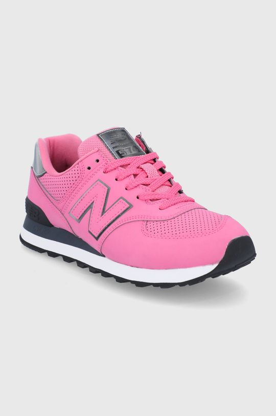 Topánky New Balance Wl574dt2 sýto ružová