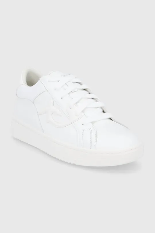 Δερμάτινα παπούτσια Pinko λευκό