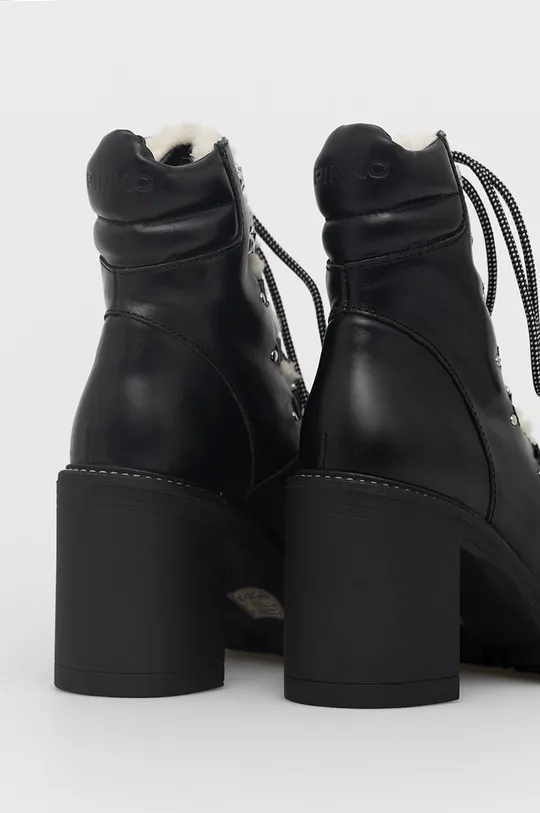 Δερμάτινες μπότες Pinko  Πάνω μέρος: Υφαντικό υλικό, Φυσικό δέρμα Εσωτερικό: Υφαντικό υλικό, Φυσικό δέρμα Σόλα: Συνθετικό ύφασμα