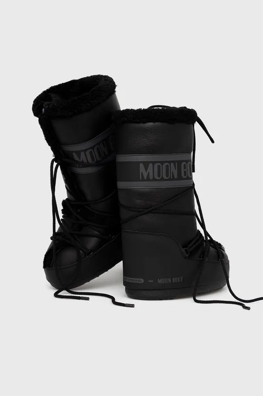 Moon Boot snow boots  Uppers: Synthetic material, Natural leather Inside: Textile material Outsole: Synthetic material