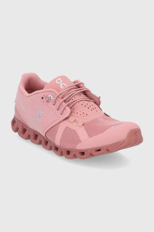 On-running shoes cloud monochrome pink