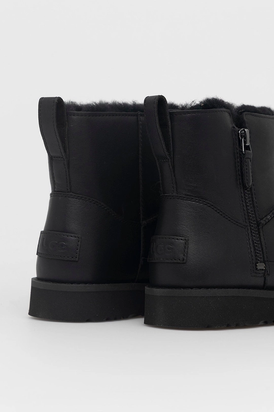 UGG Śniegowce skórzane Classic Zip Cholewka: Skóra naturalna, Wnętrze: Materiał tekstylny, Wełna, Podeszwa: Materiał syntetyczny