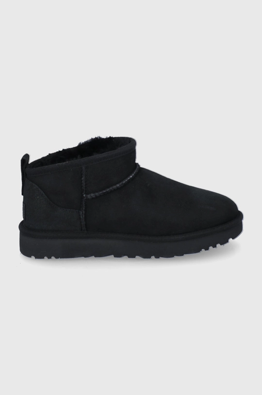 czarny UGG śniegowce zamszowe Classic Ultra Mini Damski