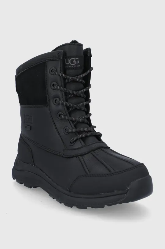Kožne cipele za snijeg UGG crna