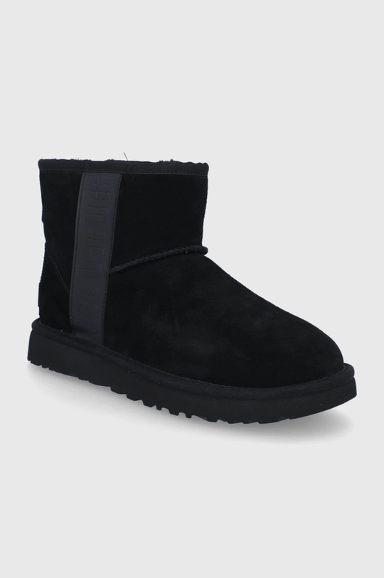 UGG Śniegowce zamszowe Classic Mini czarny