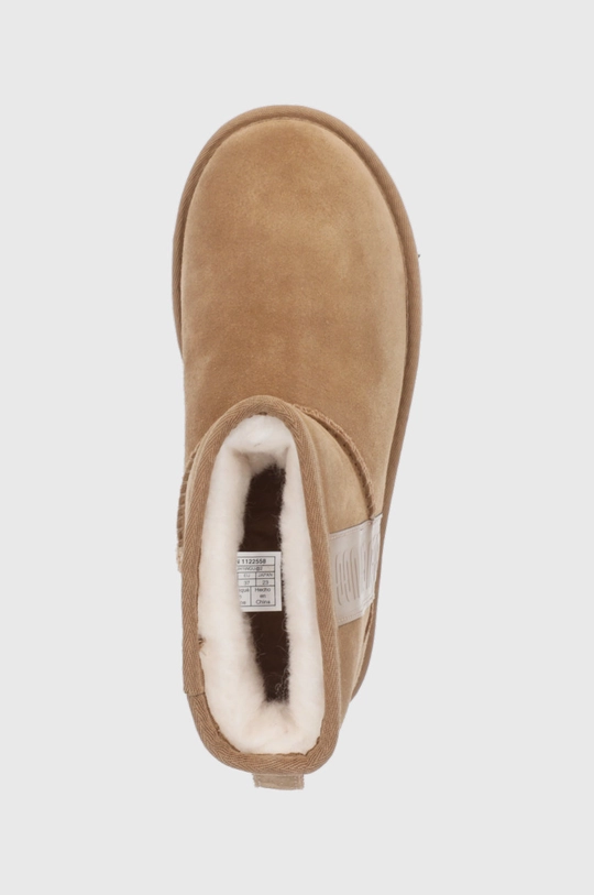 коричневий Замшеві чоботи UGG Classic Mini Side Logo