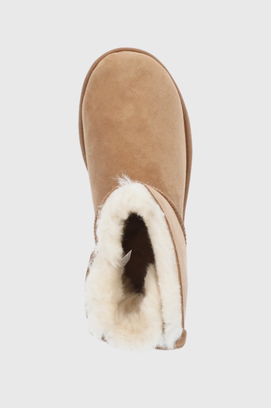 hnedá Semišové snehule UGG Mini Bailey Fluff Bow