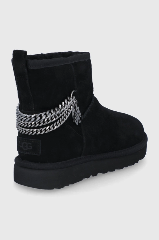 UGG Śniegowce zamszowe Classic Mini Chains Cholewka: Skóra zamszowa, Wnętrze: Materiał tekstylny, Podeszwa: Materiał syntetyczny