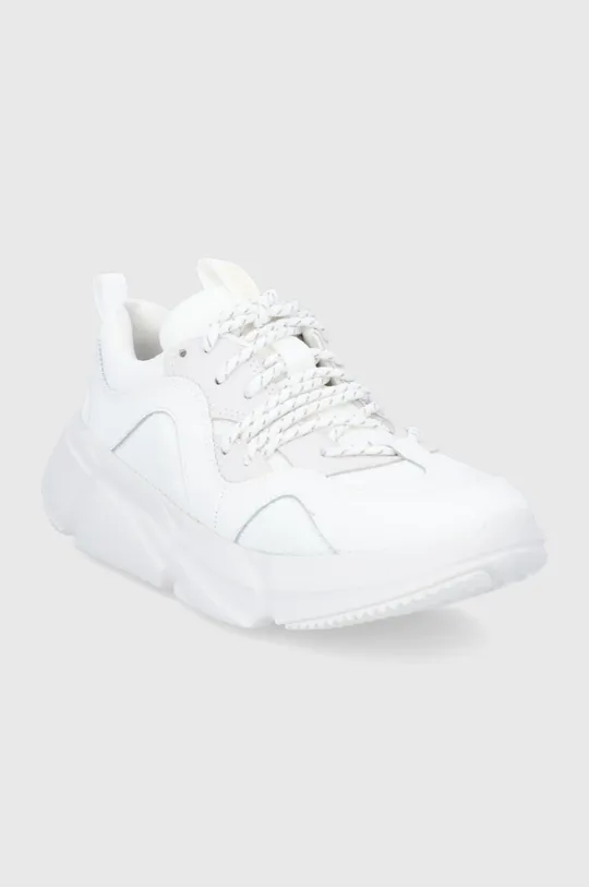 UGG - Παπούτσια Calle Lace λευκό