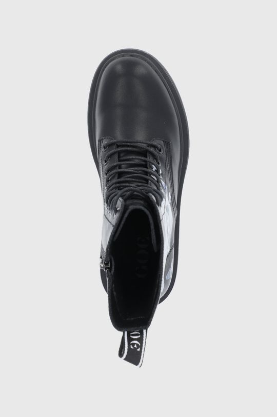 čierna Kožené členkové topánky GOE