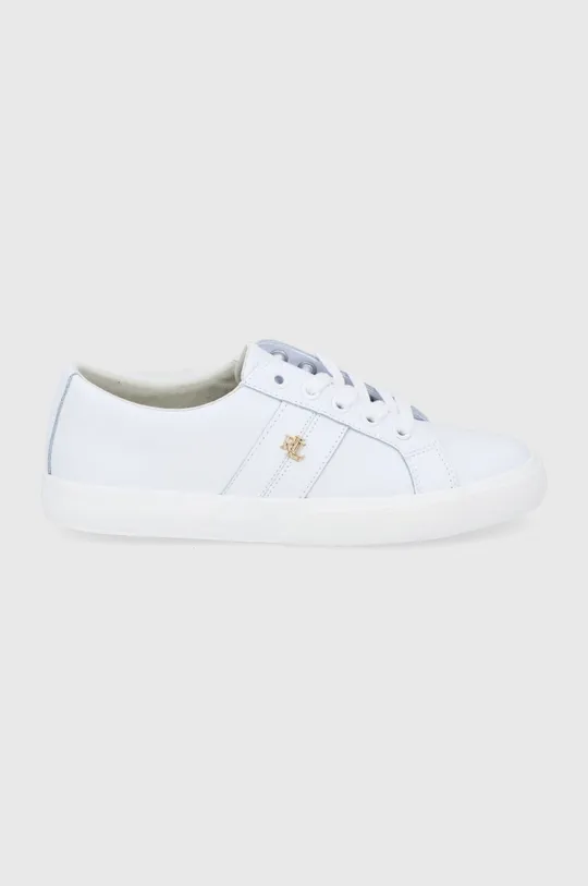 bela Usnjeni čevlji Lauren Ralph Lauren Ženski