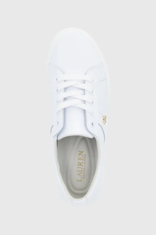 bela Usnjeni čevlji Lauren Ralph Lauren