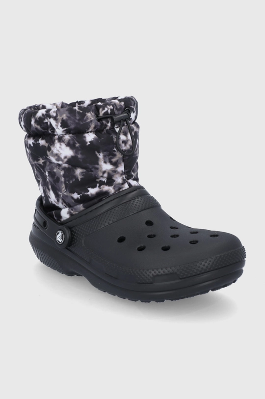 Зимние сапоги Crocs чёрный