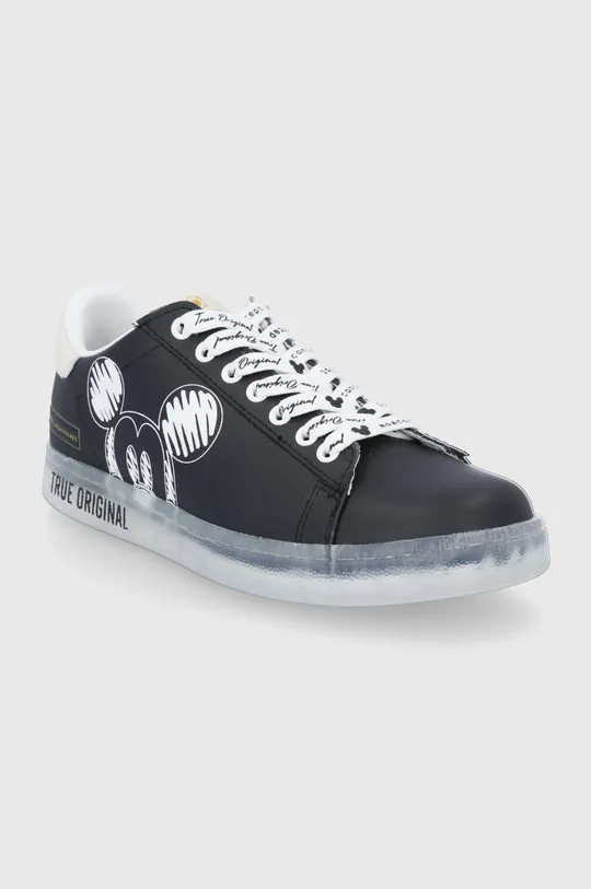 Δερμάτινα παπούτσια MOA Concept μαύρο