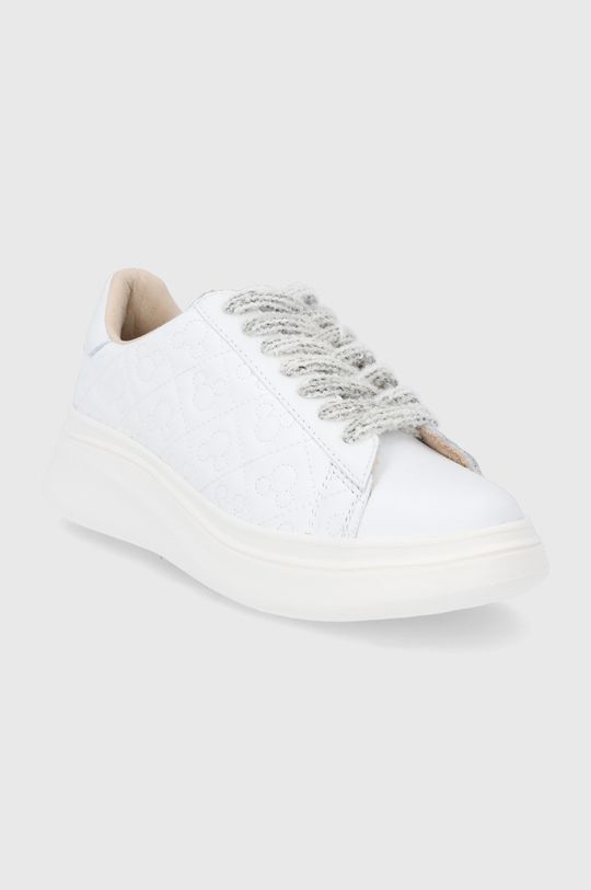 Kožené boty MOA Concept bílá