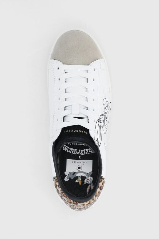 bílá Kožené boty MOA Concept