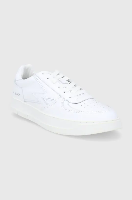 Δερμάτινα παπούτσια MOA Concept λευκό