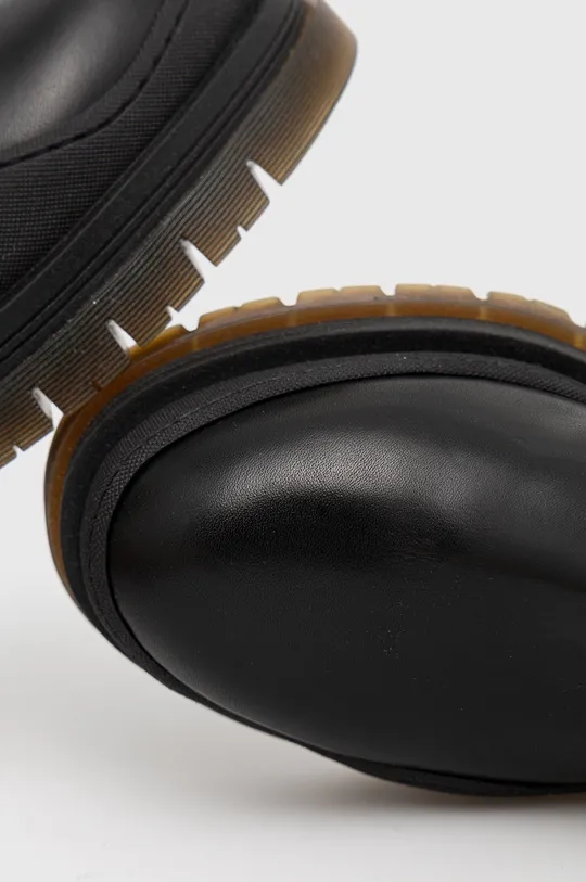 fekete MOA Concept bőr bokacsizma