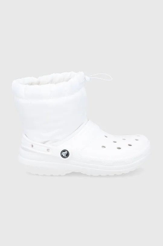 biały Crocs śniegowce Classic Lined Neo Puff Boot Damski