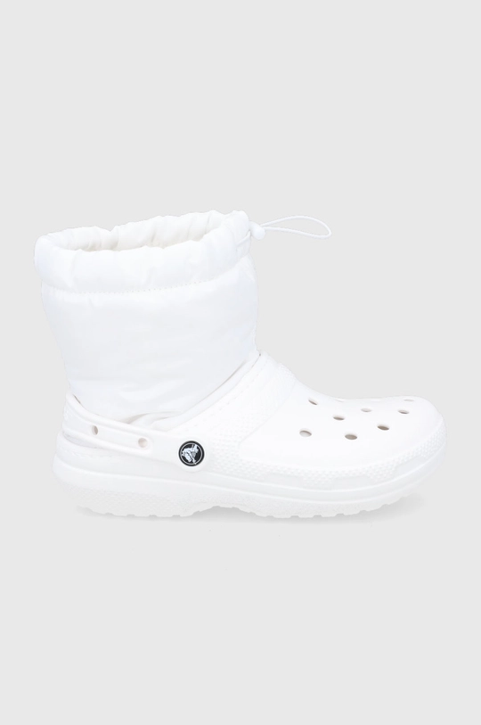 белый Зимние сапоги Crocs Classic Lined Neo Puff Boot Женский